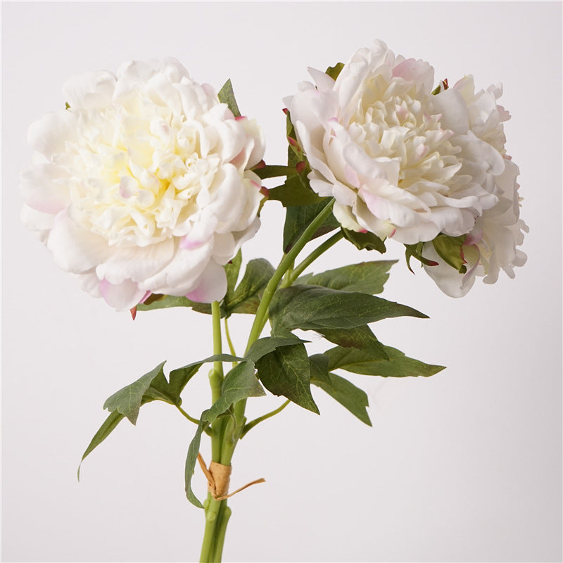004Premium Real Moist Touch Artificial Peonies, Floral Arrangements for Home Soft Decor, Photo Props & Wedding Hotel Landscape Decoration