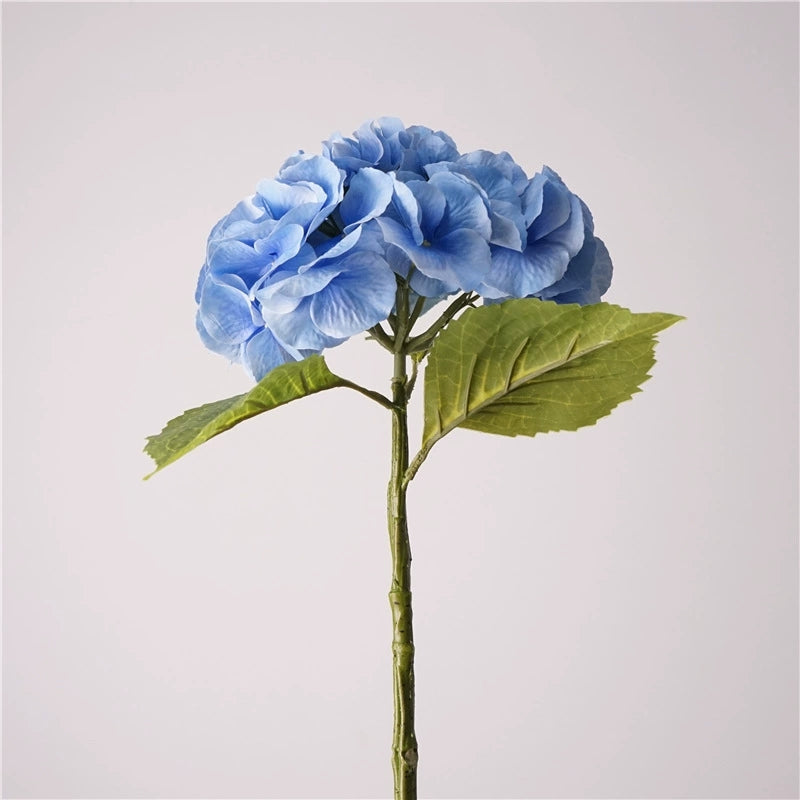 008Wabi-Sabi Real Touch Hydrangea Bouquet, Faux Artificial Hydrangea Flowers, Decorative Floral Arrangement for Dining Table Centerpiece, Home Decor & Wedding Scene Styling